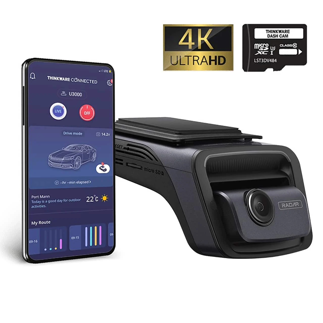 Thinkware U3000 4K Front Dash Cam