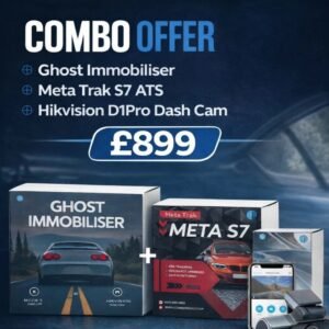 Ghost Immobiliser + Meta Trak S7 ATS + Hikvision D1Pro Dash Cam